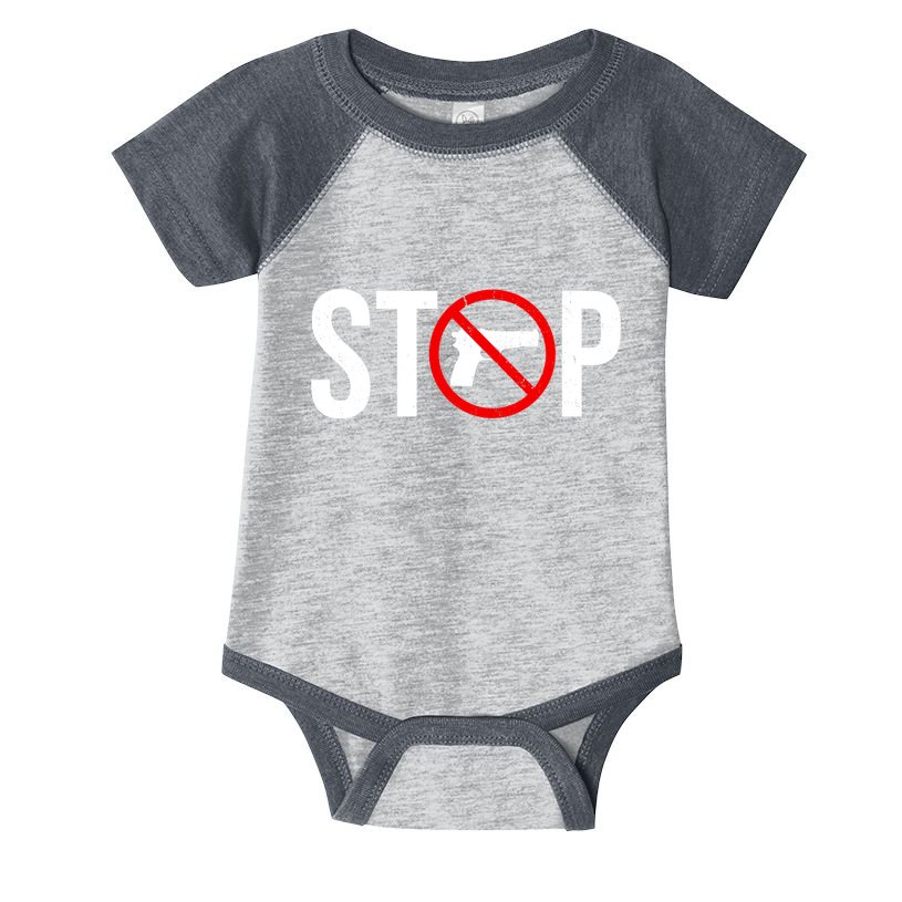 Stop Gun Violence Anti Guns Infant Baby Jersey Bodysuit