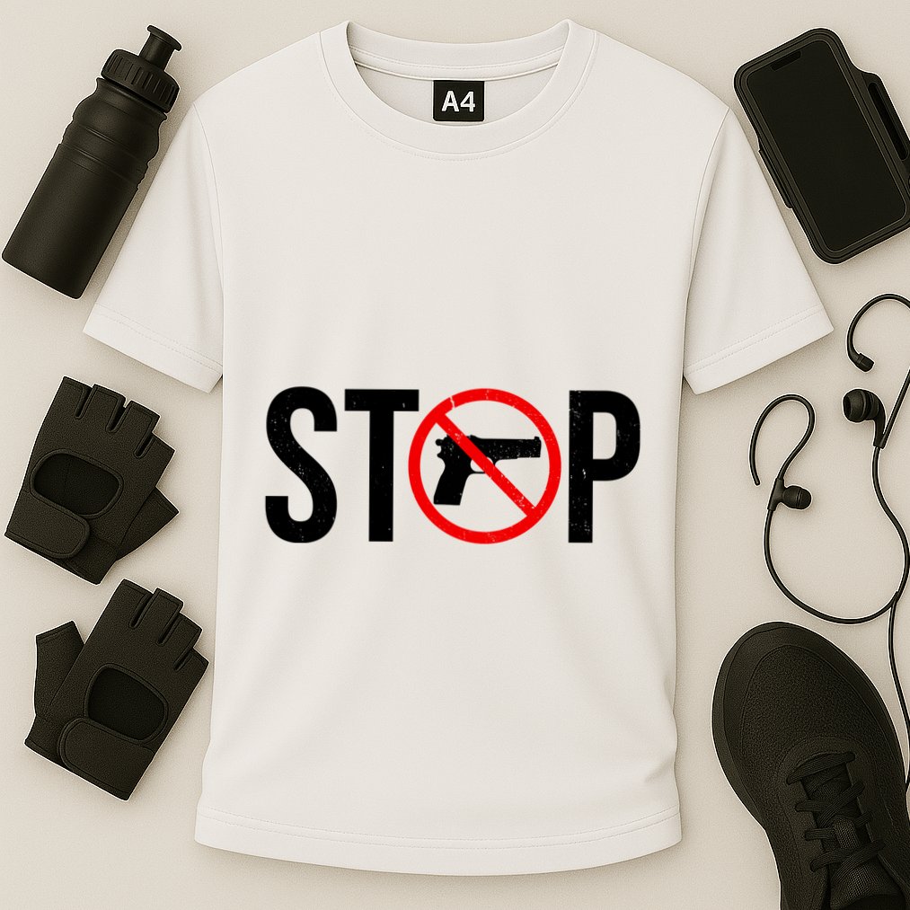 Stop Gun Violence Anti Guns Cooling Performance Crew T-Shirt