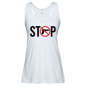 Stop Gun Violence Anti Guns Ladies Essential Flowy Tank