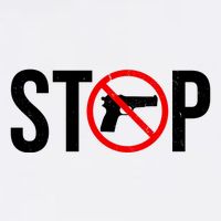 Stop Gun Violence Anti Guns Poster