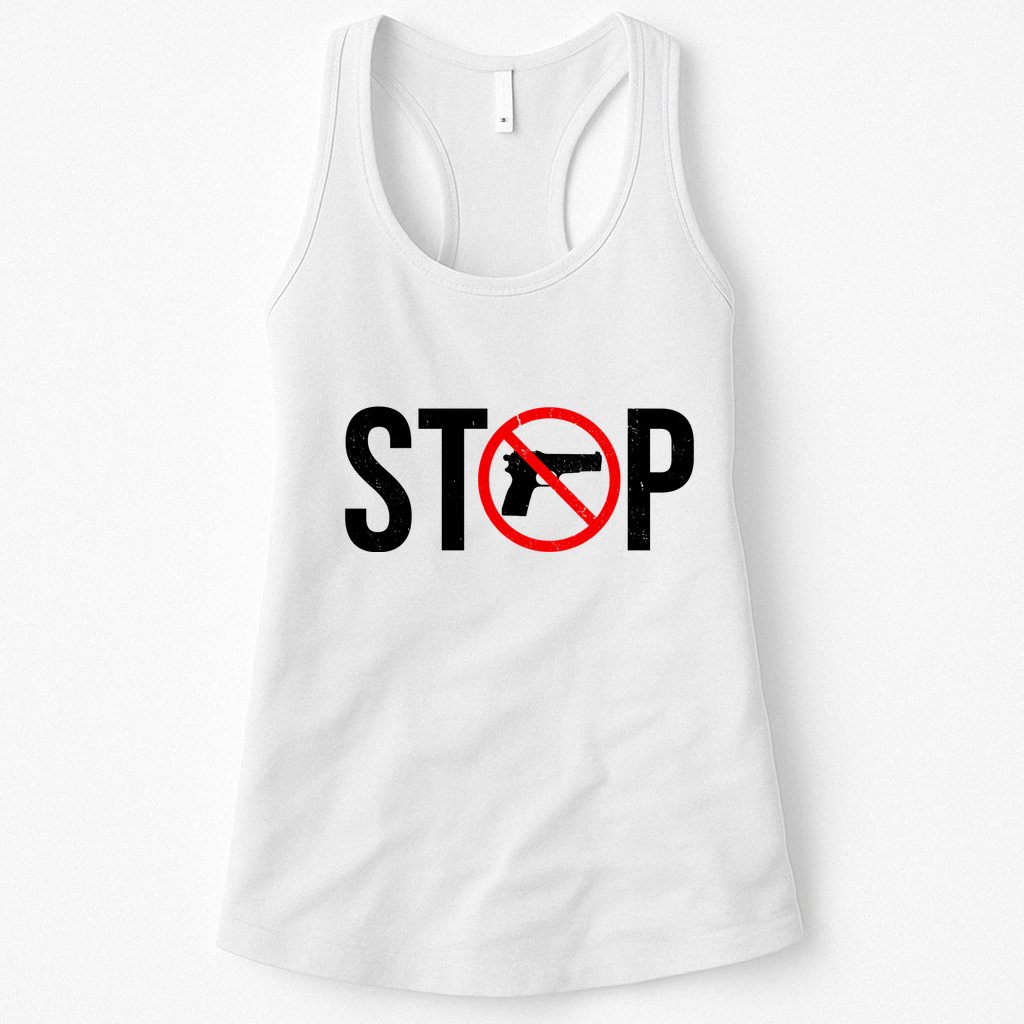 Stop Gun Violence Anti Guns Womens Tank Top