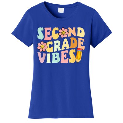 Second Grade Vibes 2Nd Grade 1St Day Of School Teacher Meaningful Gift Women's T-Shirt