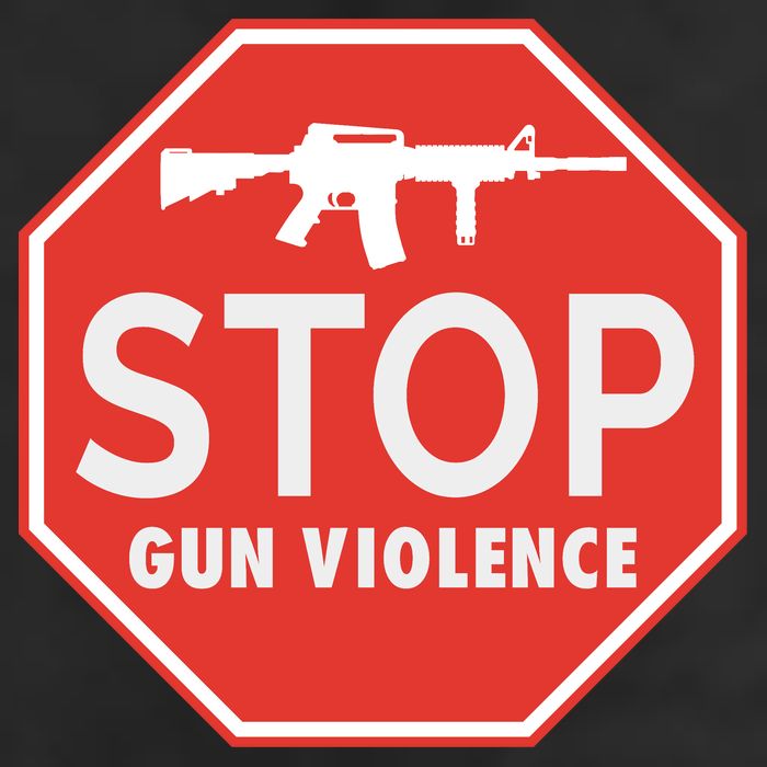 Stop Gun Violence | End Gun Violence 7 Panel Mesh Trucker Snapback Hat