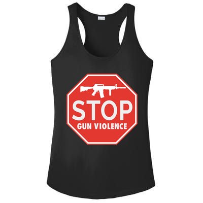 Stop Gun Violence | End Gun Violence Ladies PosiCharge Competitor Racerback Tank