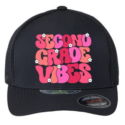 Second Grade Vibes Back To School 2Nd Grade Vibes 1St Day Gift Flexfit Unipanel Trucker Cap