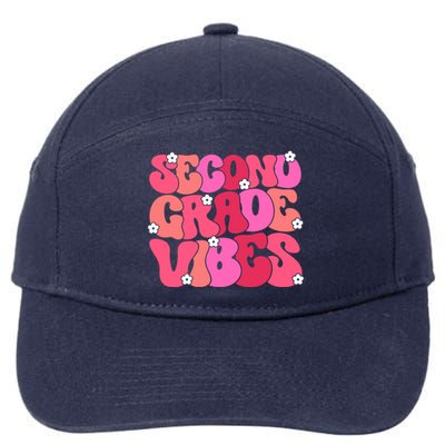 Second Grade Vibes Back To School 2Nd Grade Vibes 1St Day Gift 7-Panel Snapback Hat