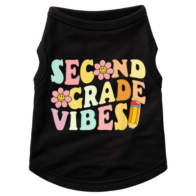 Second Grade Vibes 2nd Grade 1st Day Of School Teacher Doggie Tank
