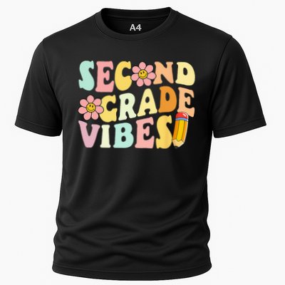 Second Grade Vibes 2nd Grade 1st Day Of School Teacher Performance Shirt