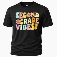 Second Grade Vibes 2nd Grade 1st Day Of School Teacher Cooling Performance Crew T-Shirt