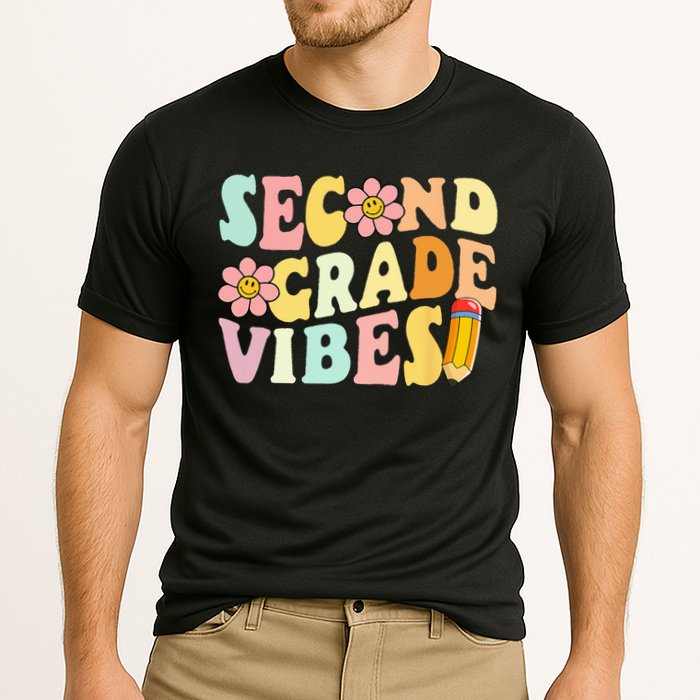 Second Grade Vibes 2nd Grade 1st Day Of School Teacher Cooling Performance Crew T-Shirt