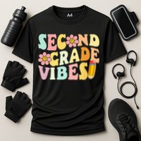 Second Grade Vibes 2nd Grade 1st Day Of School Teacher Cooling Performance Crew T-Shirt