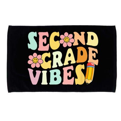 Second Grade Vibes 2nd Grade 1st Day Of School Teacher Microfiber Hand Towel
