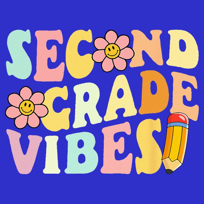Second Grade Vibes 2nd Grade 1st Day Of School Teacher Button