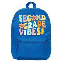 Second Grade Vibes 2nd Grade 1st Day Of School Teacher 16 in Basic Backpack