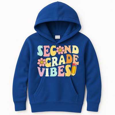 Second Grade Vibes 2nd Grade 1st Day Of School Teacher Kids Hoodie