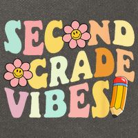Second Grade Vibes 2nd Grade 1st Day Of School Teacher Cotton Canvas Backpack