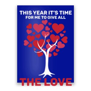 Selfmeaningful Giftlove Valentines Day Tree Heart Single Awareness Day Meaningfu Poster