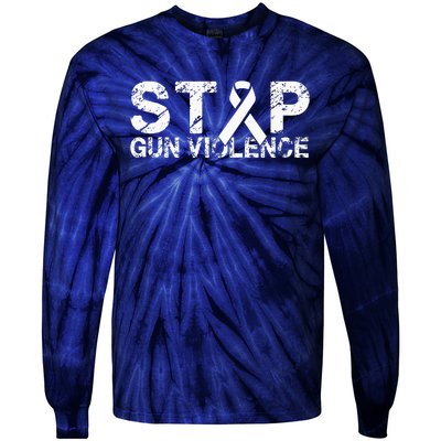 Stop Gun Violence Gun Control Enough Is Enough Tie-Dye Long Sleeve Shirt