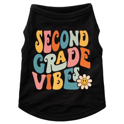Second Grade Vibes 2nd Grade Team Retro 1st Day Of School Doggie Tank