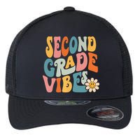 Second Grade Vibes 2nd Grade Team Retro 1st Day Of School Flexfit Unipanel Trucker Cap