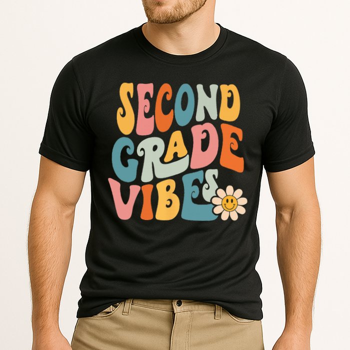 Second Grade Vibes 2nd Grade Team Retro 1st Day Of School Performance Shirt