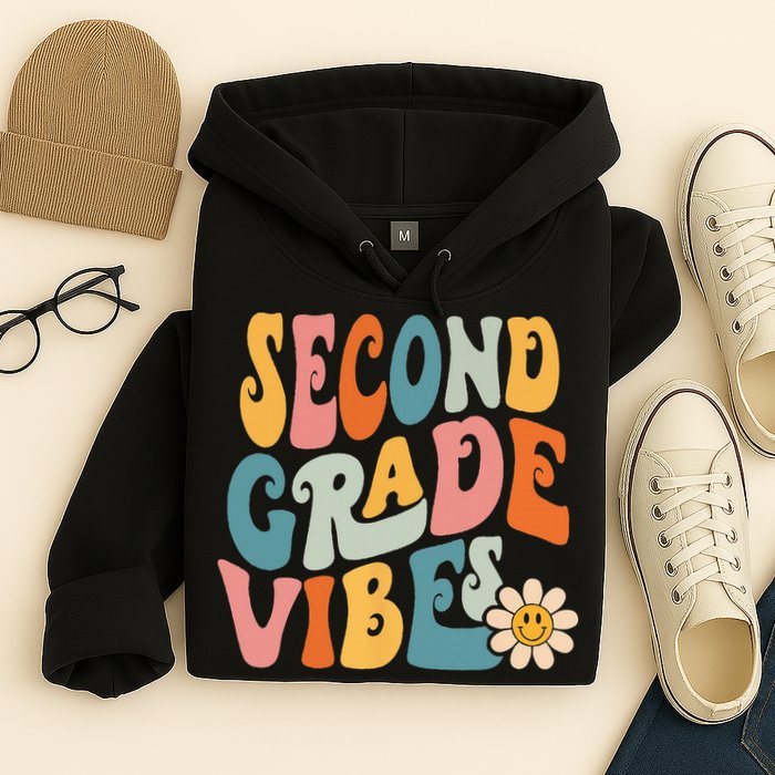 Second Grade Vibes 2nd Grade Team Retro 1st Day Of School Hoodie