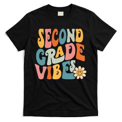 Second Grade Vibes 2nd Grade Team Retro 1st Day Of School T-Shirt