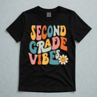 Second Grade Vibes 2nd Grade Team Retro 1st Day Of School T-Shirt
