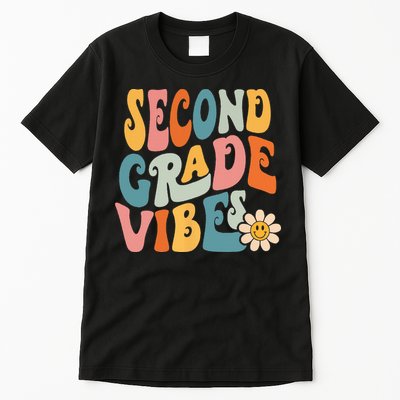 Second Grade Vibes 2nd Grade Team Retro 1st Day Of School Tall T-Shirt