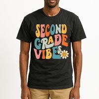 Second Grade Vibes 2nd Grade Team Retro 1st Day Of School Tall T-Shirt