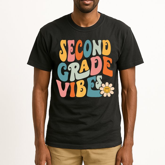 Second Grade Vibes 2nd Grade Team Retro 1st Day Of School Tall T-Shirt