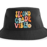 Second Grade Vibes 2nd Grade Team Retro 1st Day Of School Sustainable Bucket Hat