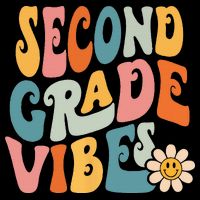 Second Grade Vibes 2nd Grade Team Retro 1st Day Of School 7-Panel Snapback Hat