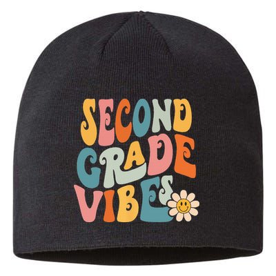 Second Grade Vibes 2nd Grade Team Retro 1st Day Of School Sustainable Beanie