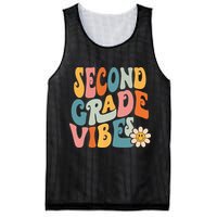 Second Grade Vibes 2nd Grade Team Retro 1st Day Of School Mesh Reversible Basketball Jersey Tank