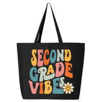 Second Grade Vibes 2nd Grade Team Retro 1st Day Of School 25L Jumbo Tote
