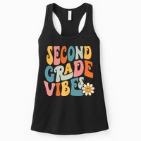 Second Grade Vibes 2nd Grade Team Retro 1st Day Of School Womens Tank Top
