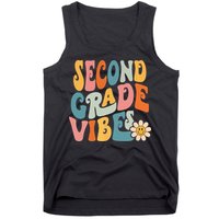 Second Grade Vibes 2nd Grade Team Retro 1st Day Of School Tank Top