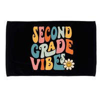 Second Grade Vibes 2nd Grade Team Retro 1st Day Of School Microfiber Hand Towel