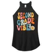 Second Grade Vibes 2nd Grade Team Retro 1st Day Of School Women's Perfect Tri Rocker Tank
