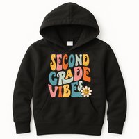 Second Grade Vibes 2nd Grade Team Retro 1st Day Of School Kids Hoodie