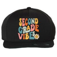 Second Grade Vibes 2nd Grade Team Retro 1st Day Of School Wool Snapback Cap