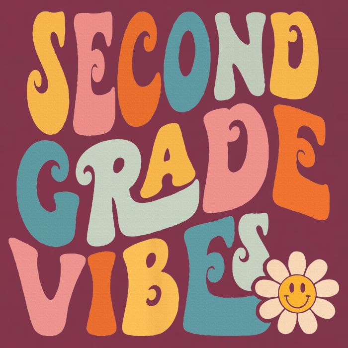Second Grade Vibes 2nd Grade Team Retro 1st Day Of School 16oz Travel Tumbler