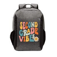 Second Grade Vibes 2nd Grade Team Retro 1st Day Of School Vector Backpack
