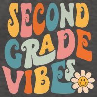 Second Grade Vibes 2nd Grade Team Retro 1st Day Of School Vector Backpack