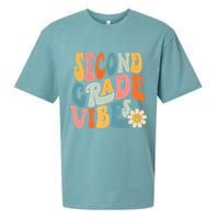 Second Grade Vibes 2nd Grade Team Retro 1st Day Of School Sueded Cloud Jersey T-Shirt
