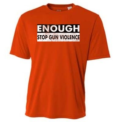 Stop Gun Violence Orange Cooling Performance Crew T-Shirt