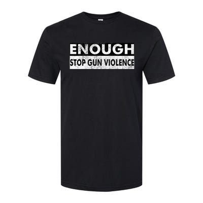 Stop Gun Violence Orange Softstyle CVC T-Shirt