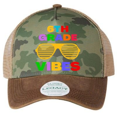 Sixth Grade Vibes First Day Of 6th Grade Kids Back To School Legacy Tie Dye Trucker Hat