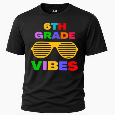 Sixth Grade Vibes First Day Of 6th Grade Kids Back To School Performance Shirt